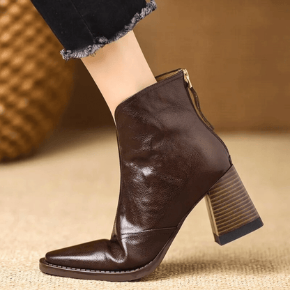 | Bottines Élégantes a Talon Moyen