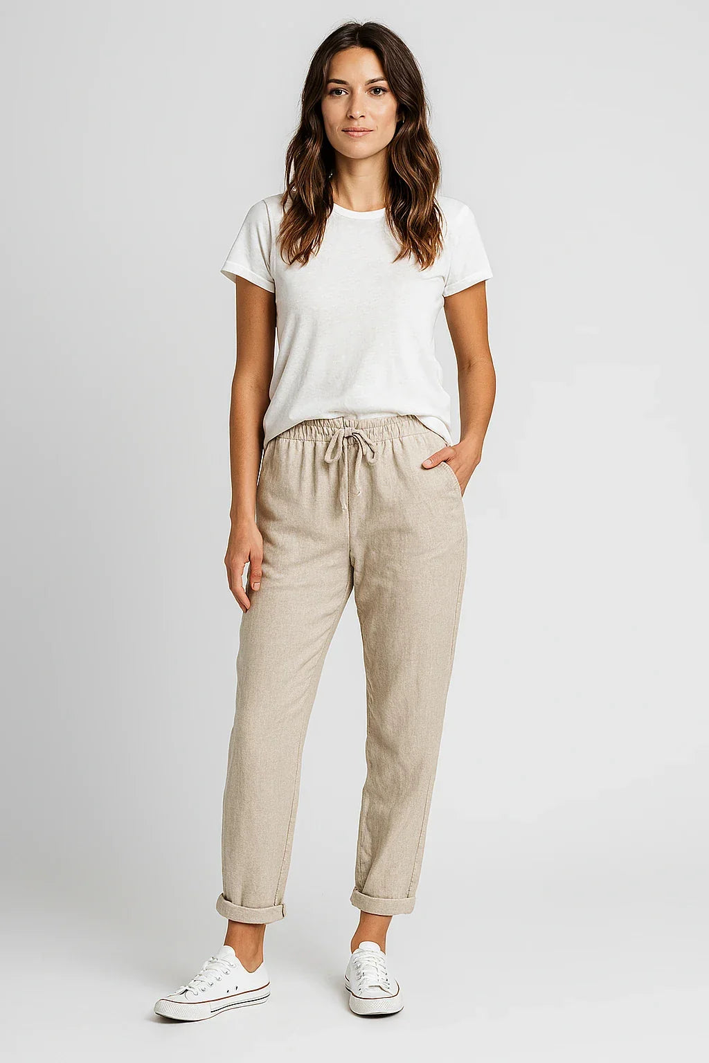 | Pantalon elegante coton