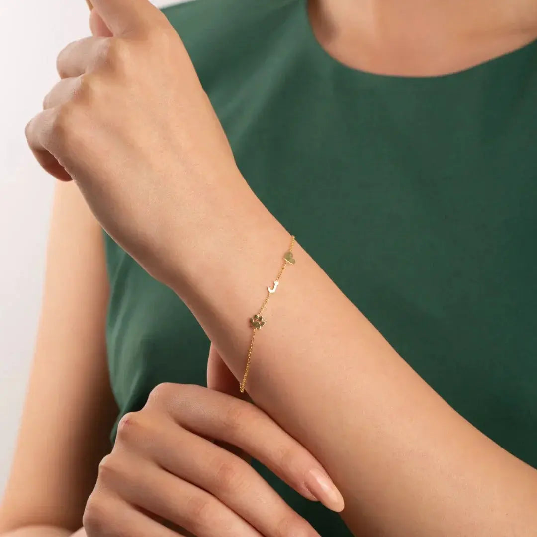 Pulsera de Inicial Horizontal Personalizada